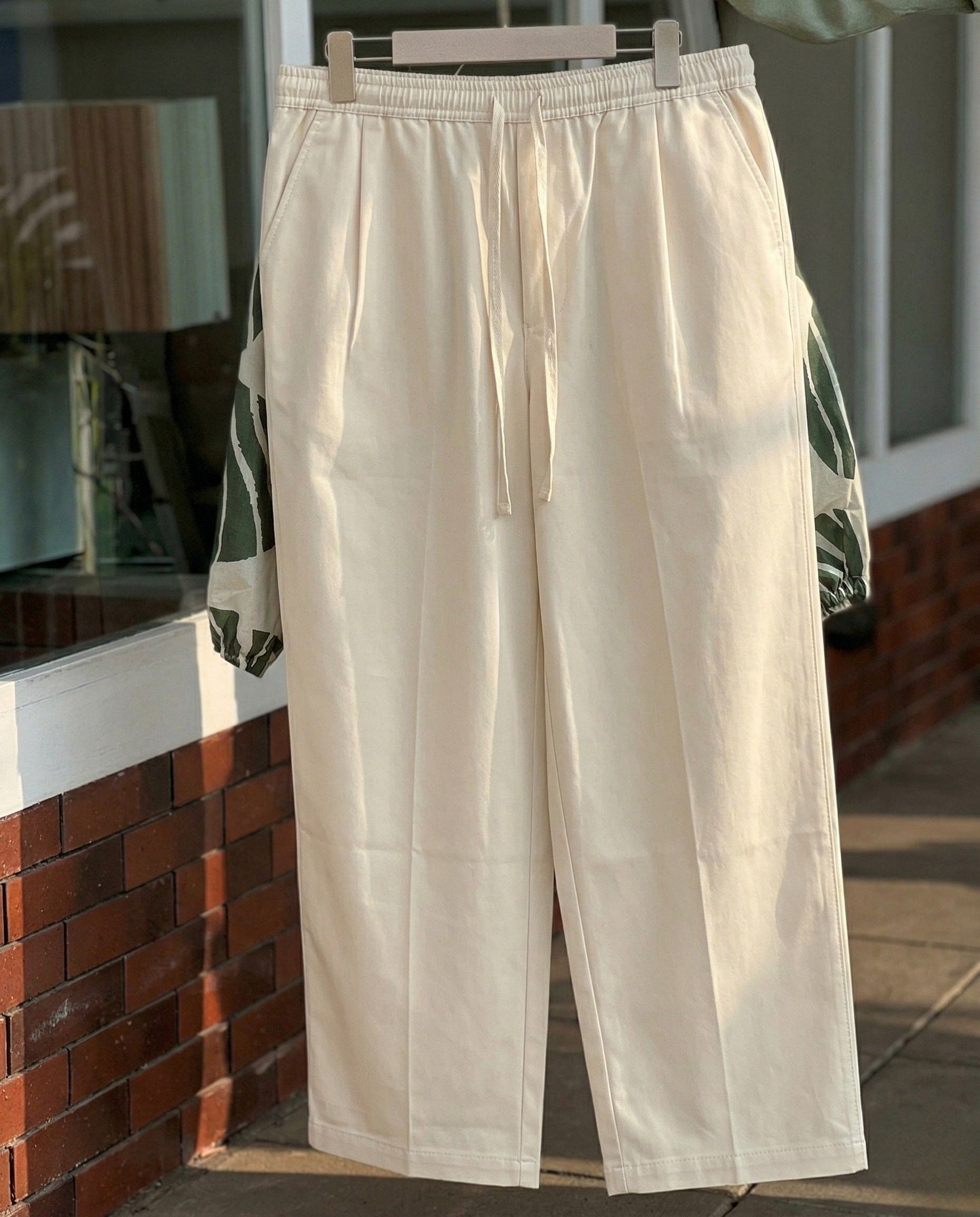 Kaelis - Green leaf soft rayon relaxed fit co-ord set