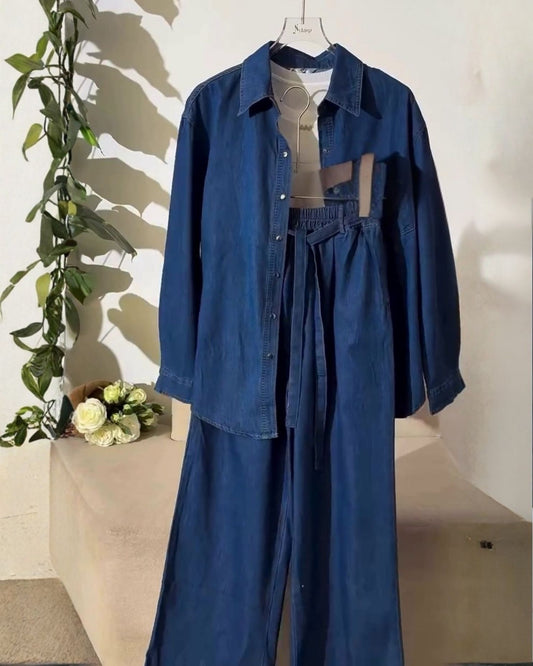 Nerra – Soft Denim Co-ord Set