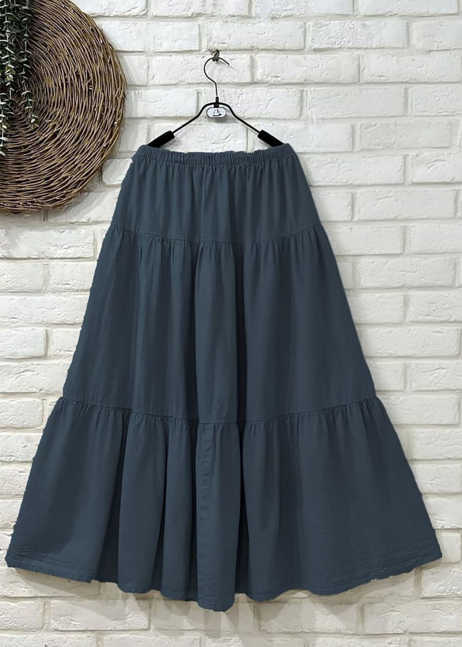 Rayon Tiered Skirt with 6-Meter Flair